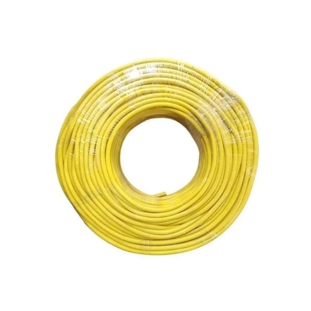 Metro de Cabo Flexível 2,5mm Amarelo 450/750V Bobina - Copperline Metro de Cabo Flexível 2,5mm Amarelo 450/750V Bobina - Copperline