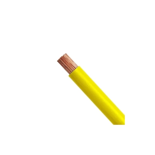 Metro de Cabo Flexível 2,5mm Amarelo 750V - Cobrecom Metro de Cabo Flexível 2,5mm Amarelo 750V - Cobrecom