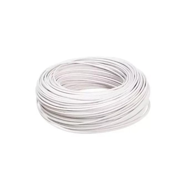Metro de Cabo Flexível 2,5mm Branco 750V - Cobrecom Metro de Cabo Flexível 2,5mm Branco 750V - Cobrecom