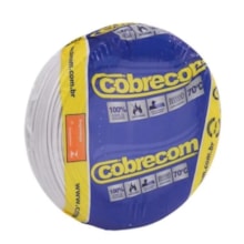 Metro de Cabo Flexível 2,5mm Branco 750V - Cobrecom