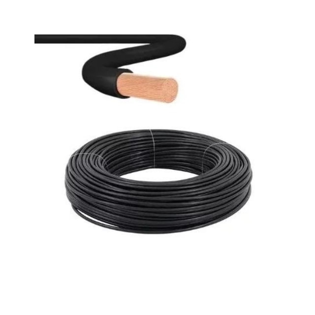 Metro de Cabo Flexível 2,5mm Preto 450/750V - Copperline Metro de Cabo Flexível 2,5mm Preto 450/750V - Copperline