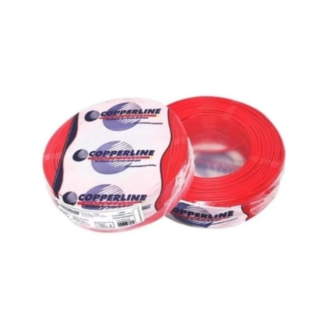 Metro de Cabo Flexível 2,5mm Vermelho 450/750V - Copperline Metro de Cabo Flexível 2,5mm Vermelho 450/750V - Copperline
