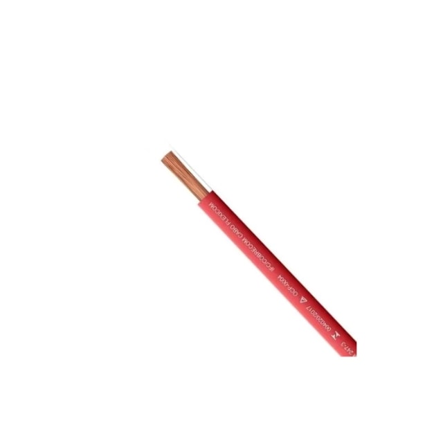Metro de Cabo Flexível 2,5mm Vermelho 750V - Cobrecom Metro de Cabo Flexível 2,5mm Vermelho 750V - Cobrecom