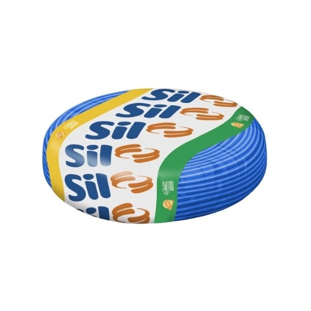 Metro de Cabo Flexível 4mm Azul - SIL Metro de Cabo Flexível 4mm Azul - SIL