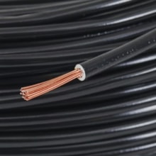 Metro de Cabo Flexível 4mm Preto 450/750V - Copperline