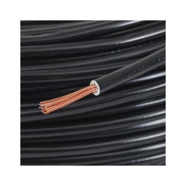 Metro de Cabo Flexível 4mm Preto 450/750V - Copperline Metro de Cabo Flexível 4mm Preto 450/750V - Copperline
