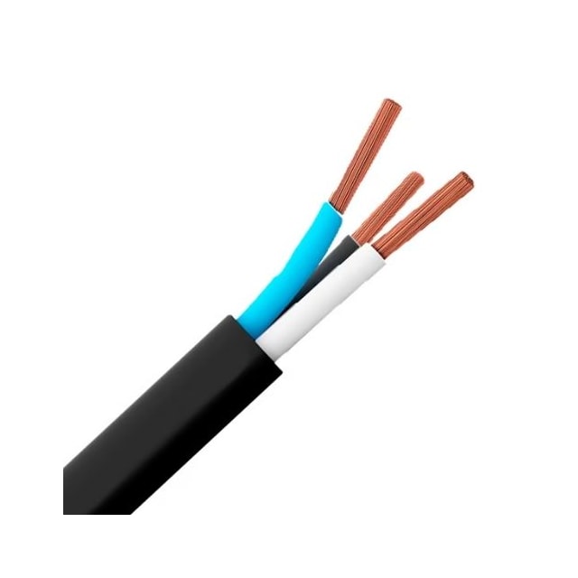 Metro de Cabo Flexível PP 3 x 1,5mm Preto - Cobrecom Metro de Cabo Flexível PP 3 x 1,5mm Preto - Cobrecom