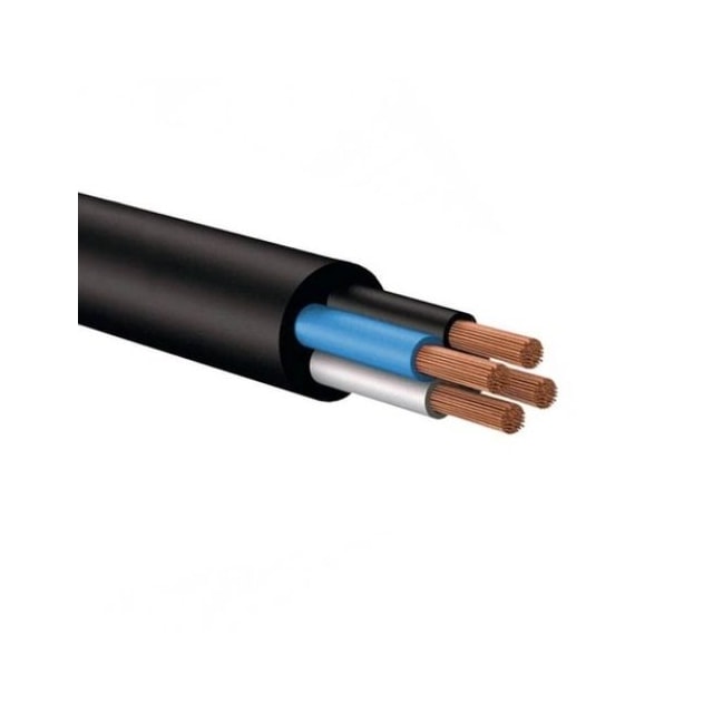 Metro de Cabo Flexível PP 4 x 2,5mm Preto - Cobrecom Metro de Cabo Flexível PP 4 x 2,5mm Preto - Cobrecom