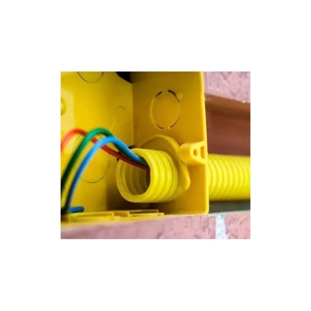 Metro de Eletroduto Corrugado PVC 25mm - KRONA Metro de Eletroduto Corrugado PVC 25mm - KRONA