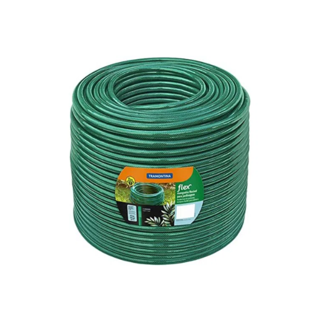 Metro de Mangueira para Jardim 1/2 Verde com Preta Flexível - TRAMONTINA Metro de Mangueira para Jardim 1/2 Verde com Preta Flexível - TRAMONTINA