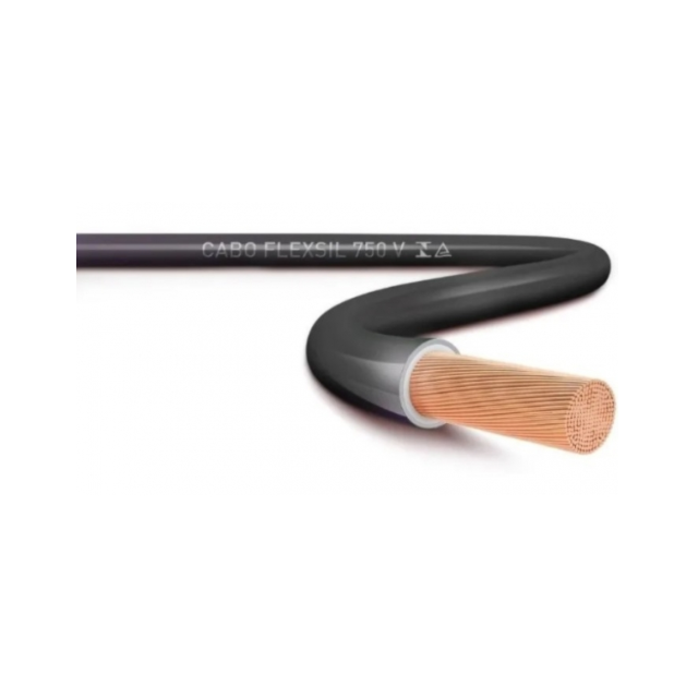 Metro do Cabo Flexível 10mm Preto 750v - COBRECOM Metro do Cabo Flexível 10mm Preto 750v - COBRECOM