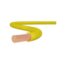 Metro do Cabo Flexível 4mm Amarelo - COBRECOM Metro do Cabo Flexível 4mm Amarelo - COBRECOM