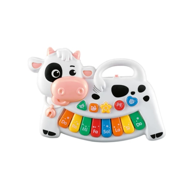 Meu Primeiro Teclado Vaquinha Multikids Baby - BR1509