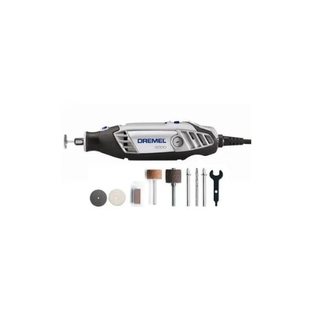 Micro Retífica Profissional Dremel 3000 com 10 Acessórios Dremel 220V - BOSCH