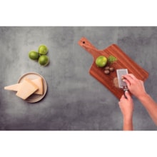 Mini-Ralador Tramontina Utilitá em Aço Inox com Cabo de Polipropileno Preto Mini-Ralador Tramontina Utilitá em Aço Inox com Cabo de Polipropileno Preto