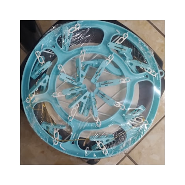 Mini Varal Oval 16 Prendedores Cores Sortidas - MOR