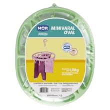 Mini Varal Oval 24 Prendedores Cores Sortidas - MOR