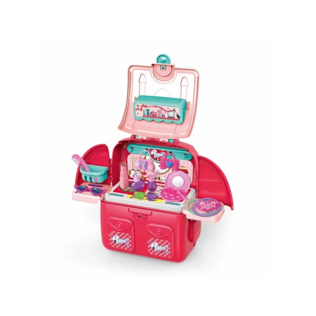 Mochila c/ Acessórios Workshop Jr. Multikids Cabelereira Mochila c/ Acessórios Workshop Jr. Multikids Cabelereira