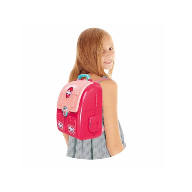 Mochila c/ Acessórios Workshop Jr. Multikids Cabelereira Mochila c/ Acessórios Workshop Jr. Multikids Cabelereira