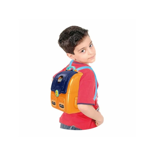 Mochila c/ Acessórios Workshop Jr. Multikids Construtor