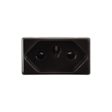 Módulo de Tomada Baixa Grafite 2P+T 20A 250V - TRAMONTINA