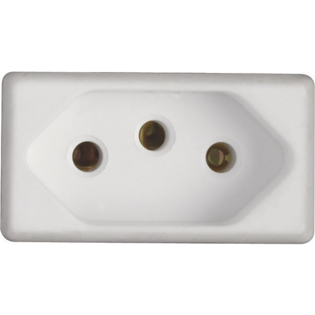 Módulo Tomada 2P+T 10A 250V - TRAMONTINA Módulo Tomada 2P+T 10A 250V - TRAMONTINA