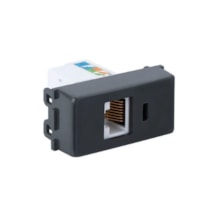 Módulo Tomada RJ-45 Cat. 6 Grafite - TRAMONTINA Módulo Tomada RJ-45 Cat. 6 Grafite - TRAMONTINA
