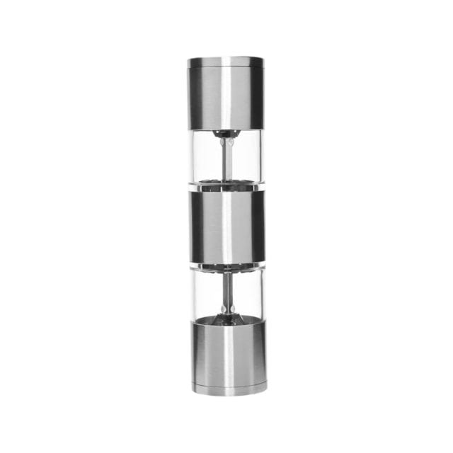 Moedor Duplo Manual Sal e Pimenta em Inox Mimo Style