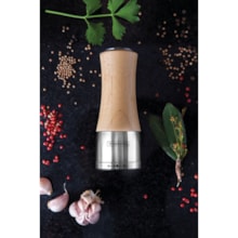 Moedor Tramontina Realce Sal ou Pimenta em Bambú e Aço Inox com Moinho em Cerâmica Moedor Tramontina Realce Sal ou Pimenta em Bambú e Aço Inox com Moinho em Cerâmica