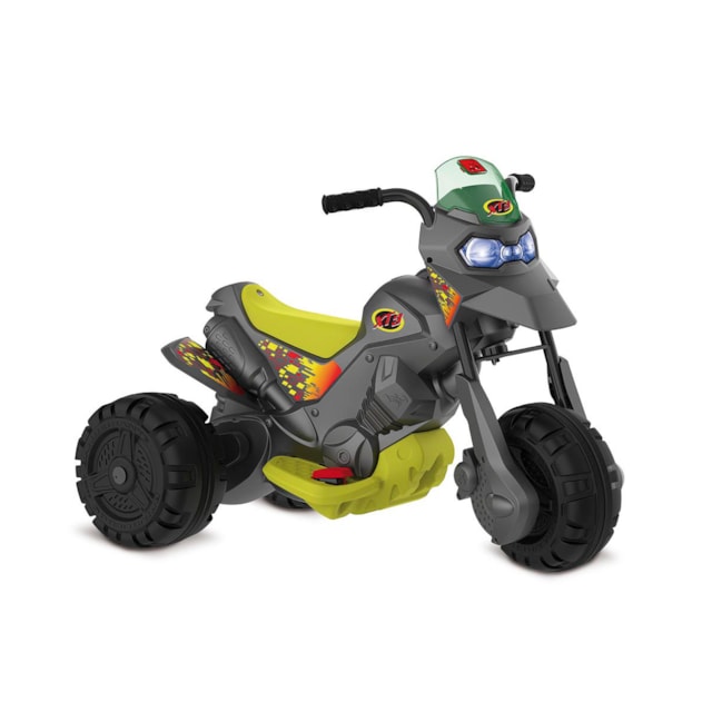 Moto XT3  Elétrica 6V Cinza Moto XT3  Elétrica 6V Cinza