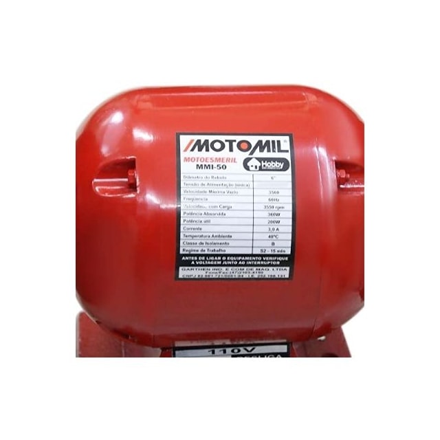 Motoesmeril Mono Pot Absorvida 360W 220V Mmi-50 - Garthen