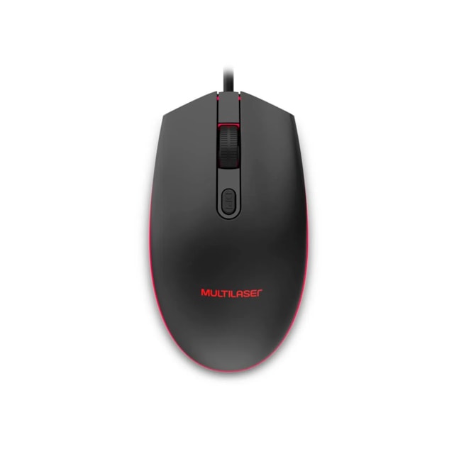 Mouse Gamer Multilaser 2400DPI LED 7 Cores Multilaser MO298 Preto Mouse Gamer Multilaser 2400DPI LED 7 Cores Multilaser MO298 Preto