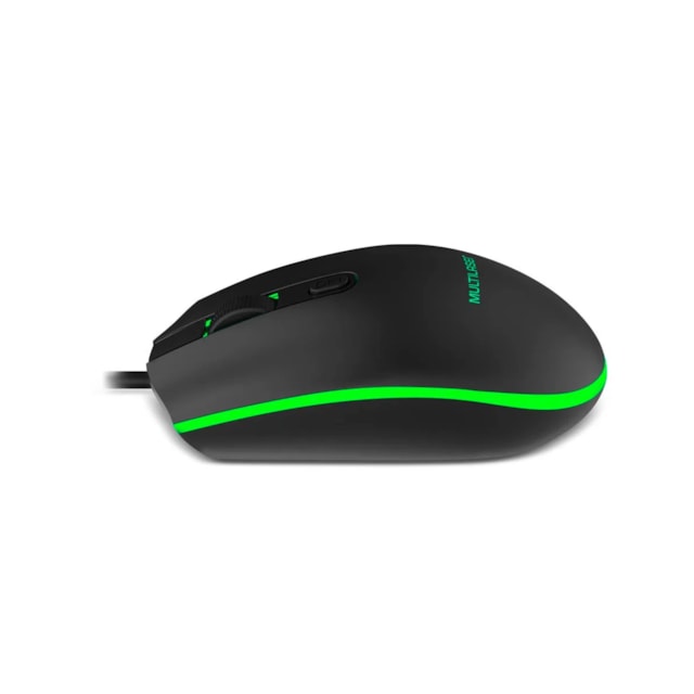 Mouse Gamer Multilaser 2400DPI LED 7 Cores Multilaser MO298 Preto Mouse Gamer Multilaser 2400DPI LED 7 Cores Multilaser MO298 Preto