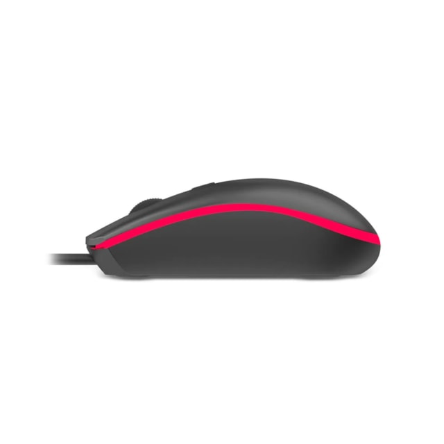 Mouse Gamer Multilaser 2400DPI LED 7 Cores Multilaser MO298 Preto