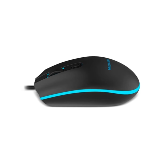 Mouse Gamer Multilaser 2400DPI LED 7 Cores Multilaser MO298 Preto Mouse Gamer Multilaser 2400DPI LED 7 Cores Multilaser MO298 Preto