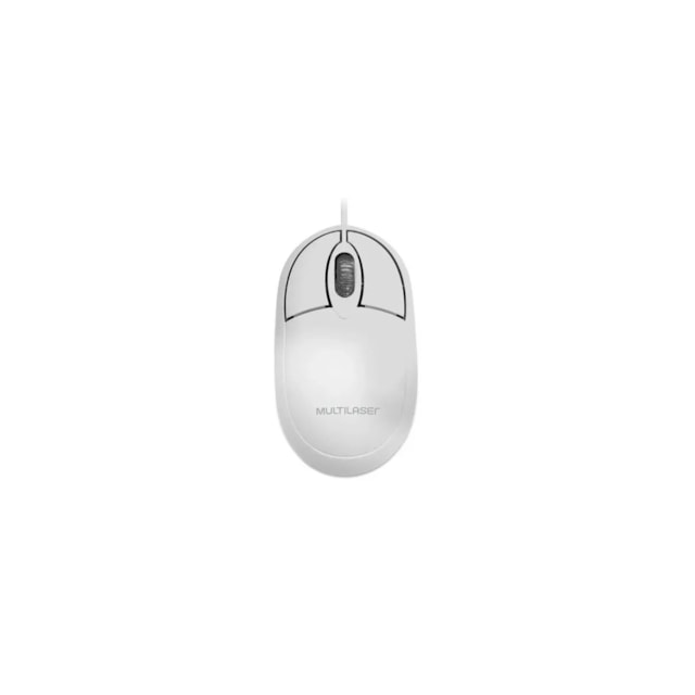 Mouse Multilaser Classic Box Óptico Full - MO300 Branco