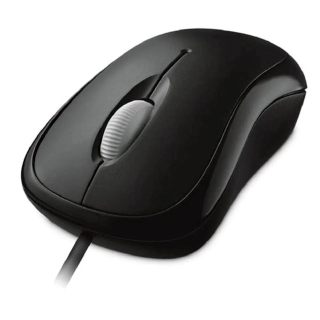 Mouse Optical Basic Com Fio Usb Preto Microsoft - P5800061