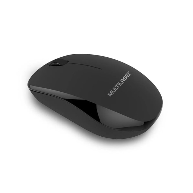 Mouse Sem Fio 2.4 ghz 1200 dpi Usb Power Save Com Pilha Inclusa Preto