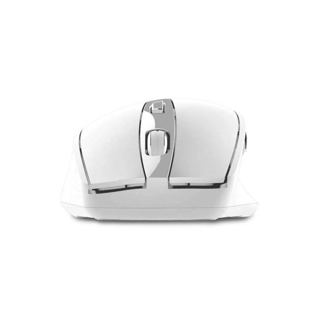 Mouse Sem Fio 2.4Ghz 1600 DPI 6 Botões USB Power Save Com Pilhas Inclusas Branco