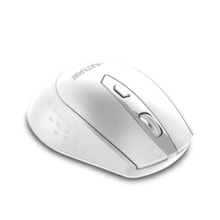 Mouse Sem Fio 2.4Ghz 1600 DPI 6 Botões USB Power Save Com Pilhas Inclusas Branco