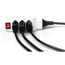 Multilaser Adaptador de Energia L4 Novo Padrão WI246 Branco Multilaser Adaptador de Energia L4 Novo Padrão WI246 Branco