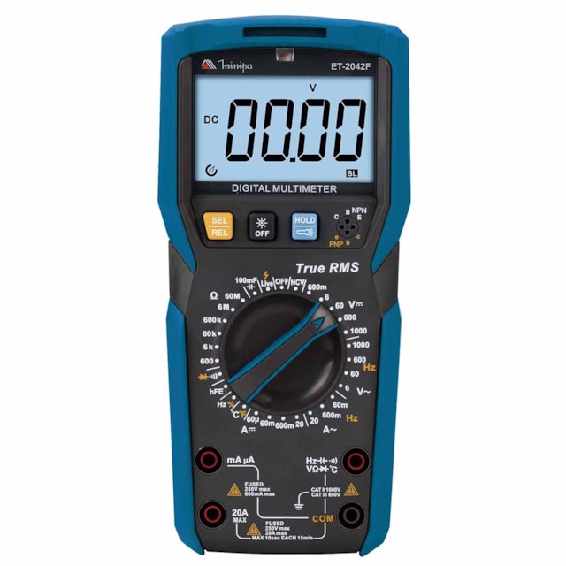 Multímetro Digital ET2042F 20A 600v - MINIPA Multímetro Digital ET2042F 20A 600v - MINIPA
