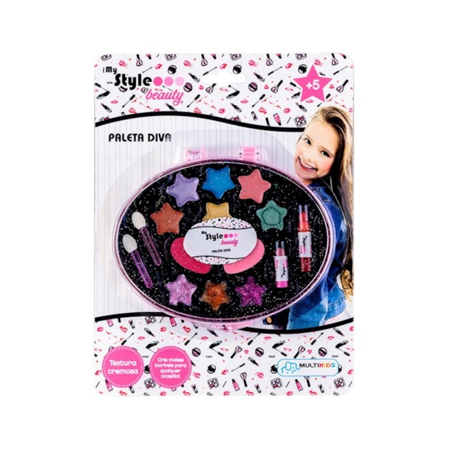 My Style Beauty Paleta Diva Multikids - BR1330 My Style Beauty Paleta Diva Multikids - BR1330