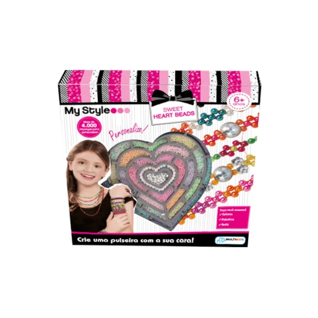 My Style Sweet Heart Beads Multikids - BR1275