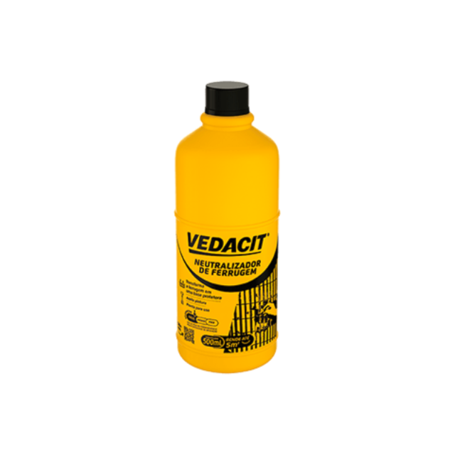 Neutralizador de Ferrugem 500ML - VEDACIT Neutralizador de Ferrugem 500ML - VEDACIT