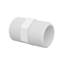 Nípel Paralelo com Rosca 3/4" Branco - Tigre Nípel Paralelo com Rosca 3/4" Branco - Tigre