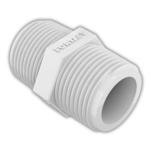 Nípel Roscável de PVC 3/4" - FORTLEV