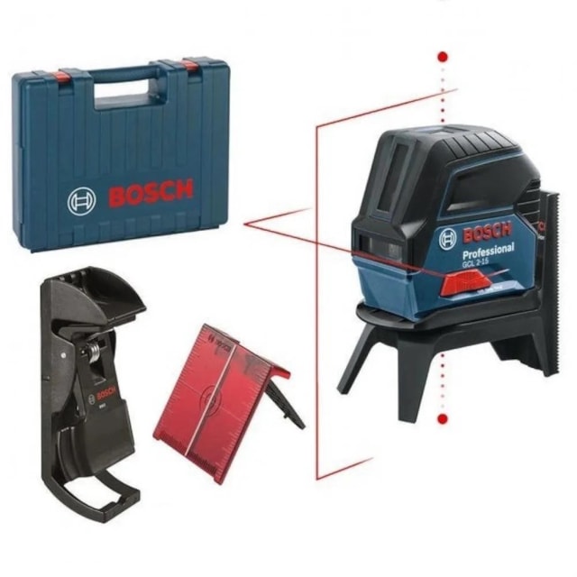 Nível a Laser GCL 2 a 15 15M com Maleta - BOSCH