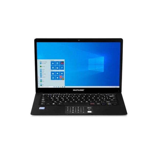 Notebook Multilaser Legacy Book, com Windows 10 Home , Processador Intel Quad Core, Memoria 4GB 64GB+64GB, Tela 14,1 Pol