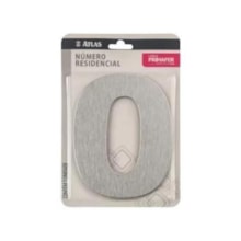 Número em Aço 0 Adesivo ACM - ATLAS Número em Aço 0 Adesivo ACM - ATLAS